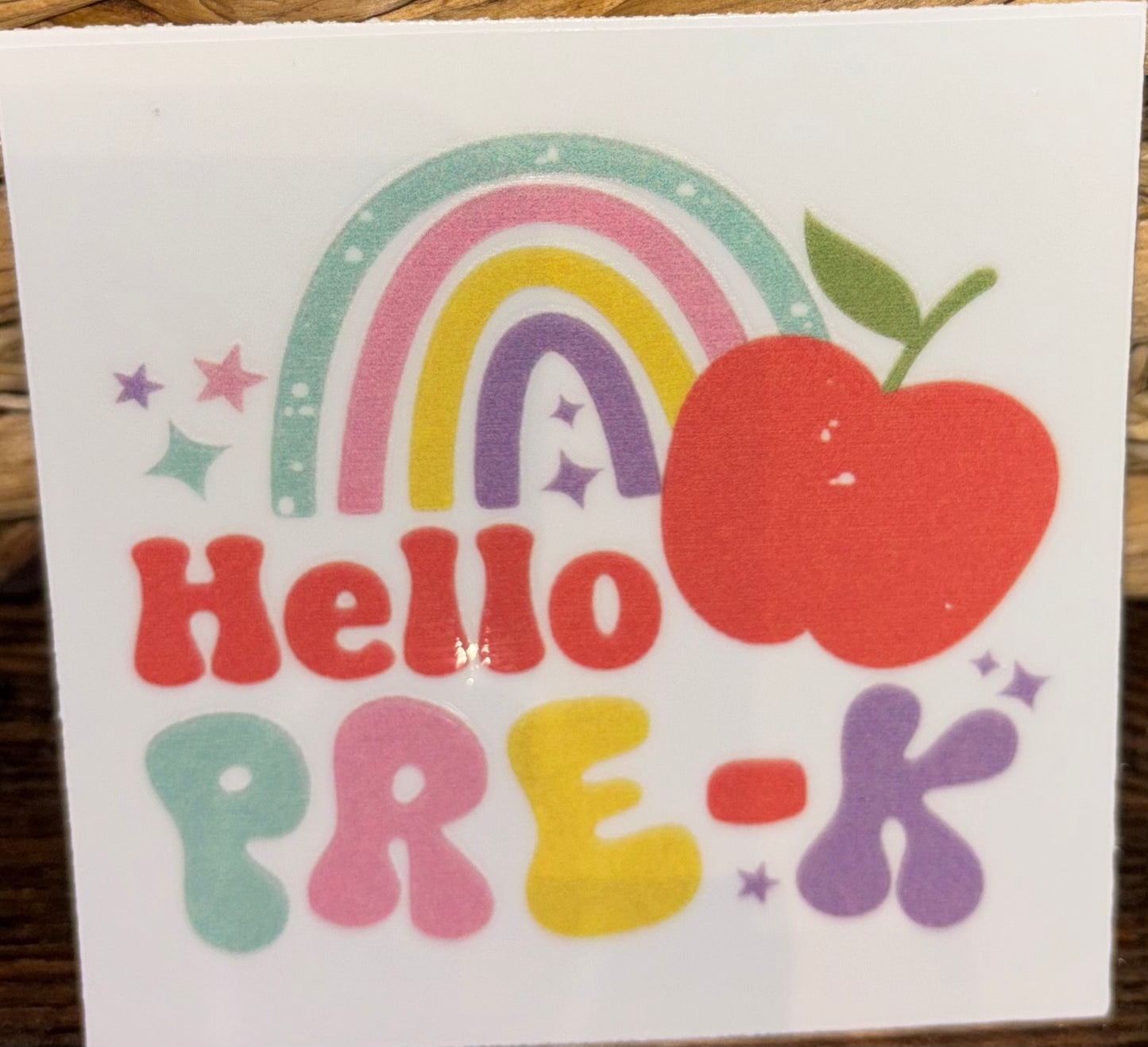 Hello Pre-k Decal