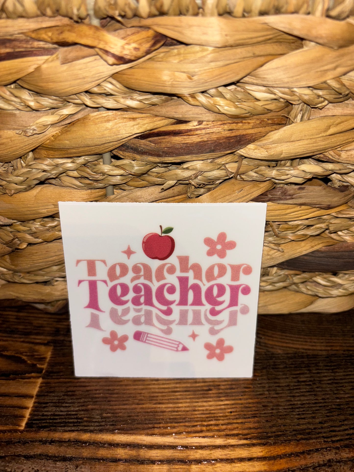 Teacher decal