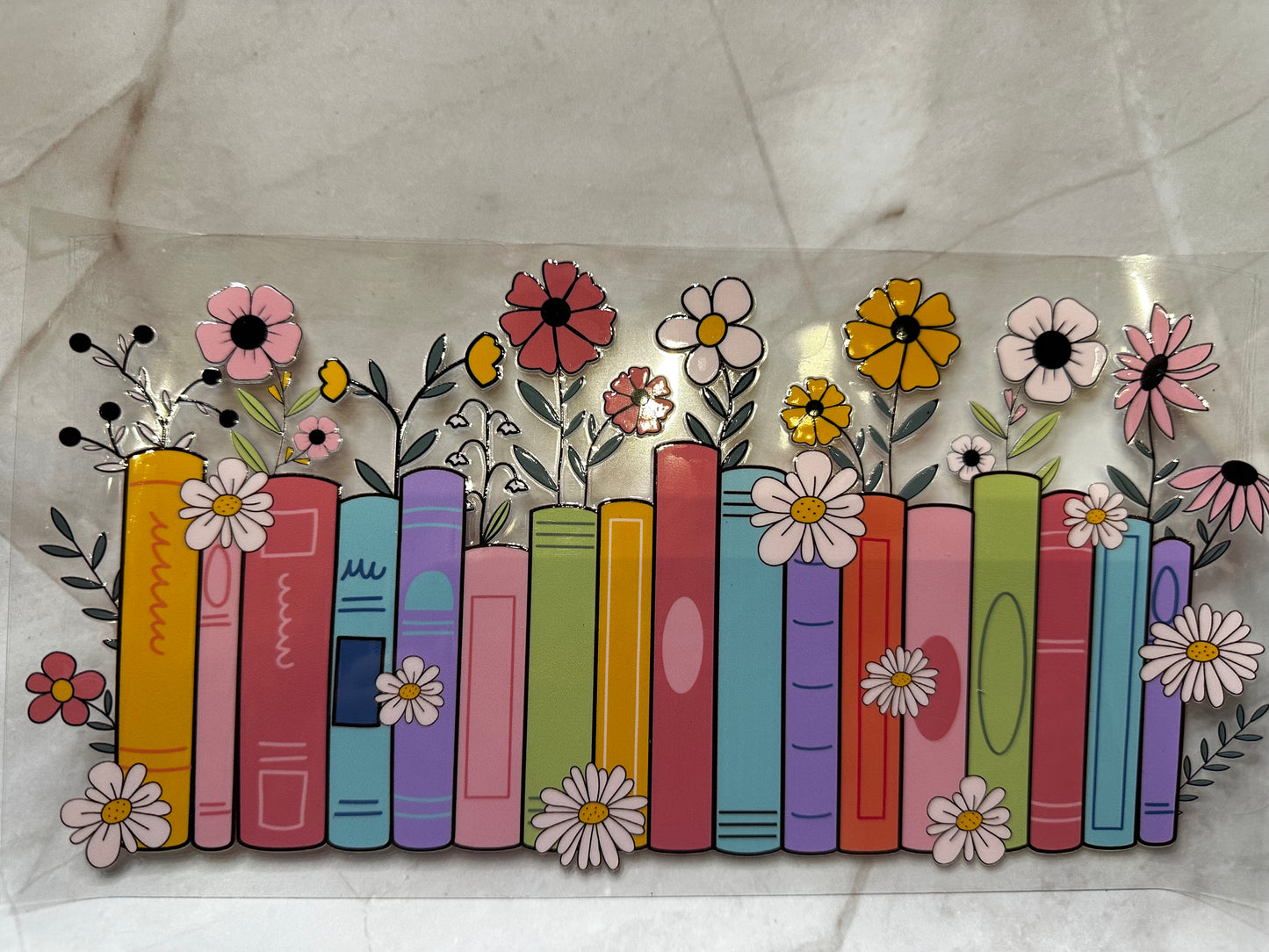 Books and flowers